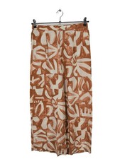 PRINCESSE TAM.TAM Baggy Pants Damen Hose Gr. DE 38 braun-wollweiß Casual-Look