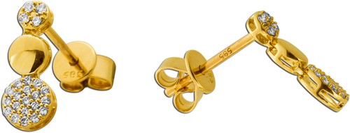 Diamant ohrstecker gold 585 - diamant,