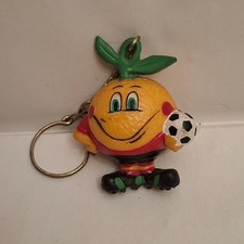 Fußball WM Spanien 82 Naranjito  Werbefigur Schlüsselanhänger 6 cm Espana