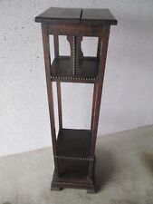 Jugendstil / Art deco Blumensäule / Büstenständer, Eiche, 114 cm hoch