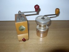 2x Kaffeemühle Lopter AS + Burg Mocca Mühle Coffee Grinder Moulins a` Cafe´ alt