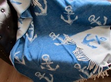 Wollplaid "Anker" Wolldecke