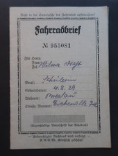 Original Fahrradbrief Marke