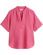 Marc O'Polo Kurzarm-Tunika Stehkragen V-Ausschnitt Kurzarm Ohne Muster Damen NEU