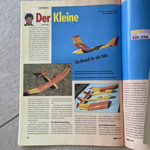 Bauplan für segelflugzeug der - segelflugzeug,