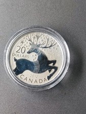 Canada Kanada - 20 Dollar 9999 Silber - Rentier - gekapselt - unc