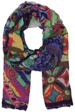 Desigual Schal Damen Tuch Strickschal Loop Mehrfarbig #1dkoxkk