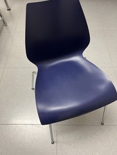 Kartell Maui Bürostuhl,Praxis Stuhl, Esszimmer Dunkelblau