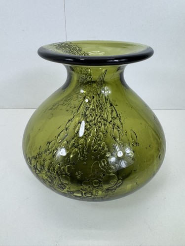 Vintage glasvase schott - glasvase,