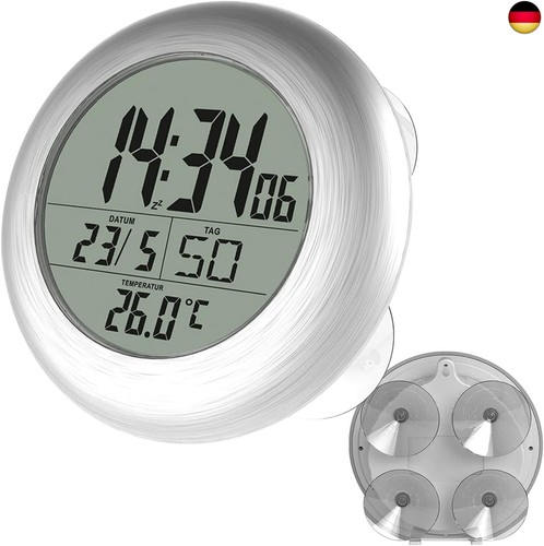 Infactory wanduhr badezimmer - wanduhr,
