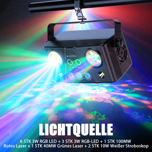 Bühnenbeleuchtung led - 5-in-1,