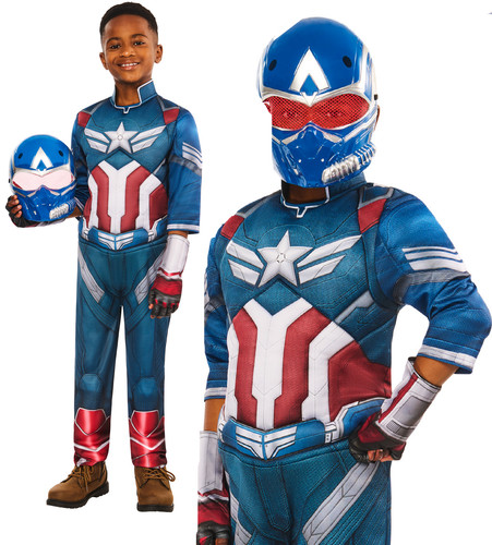 Captain america deluxe - deluxe, kinder