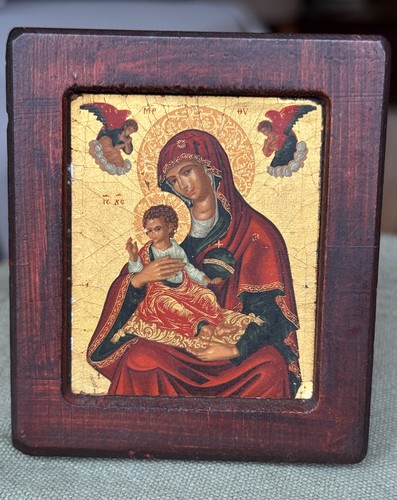 Byzantinische ikone jungfrau - byzantinische,