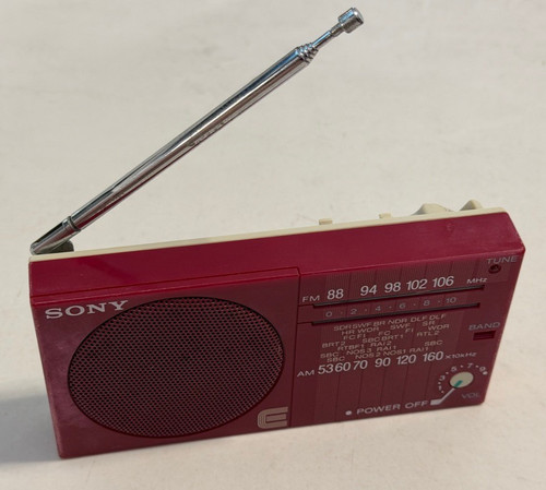 Sony icf mini radio rot - sony,