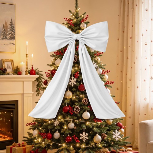 Satinschleife weihnachtsbaum - satinschleife,