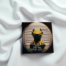 Kermit Mug Shot Joke Spass Fun | Kühlschrankmagnet |