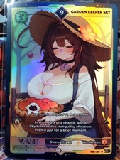 GamerSupps VCard Awakened Worlds - Garden Keeper Sky - First Edition Rare 9 Holo