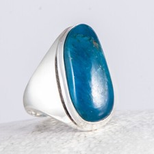 a Silber Ring Siegel Apatit