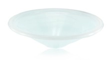 Budawi® Glasschale Brunnenschale weiß rund 35 cm für Nebler und Zimmerbrunnen