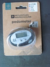 Schrittzähler clip Pedometer schwarz/silber mit OV Einfach praktisch