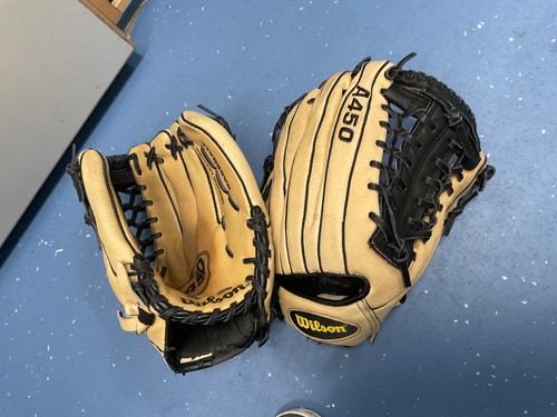 Wilson a450 leder baseball - 1, x