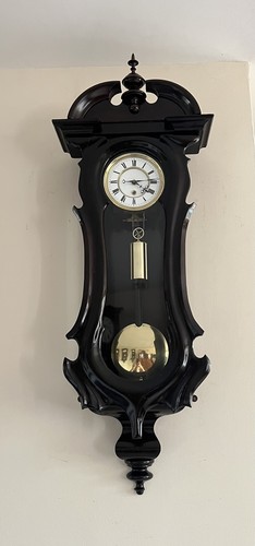 Antike miniatur wiener wanduhr - wiener,