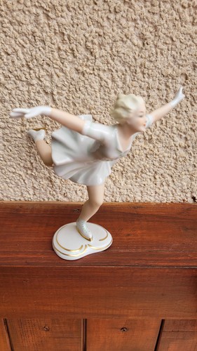 Art deco porzellanfigur - art,