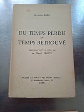 Germaine Brée, Du temps perdu