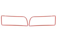 Kühlergrill Rahmen rot Satz für Lancia Delta Integrale