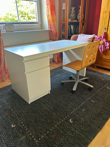 Ikea malm schreibtisch weiß - ikea,