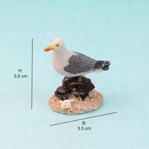 Miniatur möwe silbermöwe - möwe,