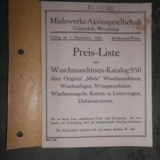 Orig reklame broschüre miele - orig.,