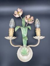 Wandleuchte Wandlampe  Innen Vintage Tulpe 50er Jahre Blumen Ca.40cm Florentiner