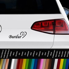 Burdur 15 Türkei Aufkleber