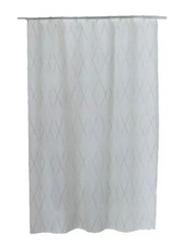 Ikea BASTSJON Duschvorhang weiß 180 x 200 cm Vorhang für Dusche & Badewanne