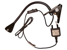 IKEA KMV-070-030-GS-3 Tischleuchte Schwanenhals Klemmleuchte Schwarz