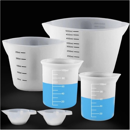Silikon messbecher set - messbecher,