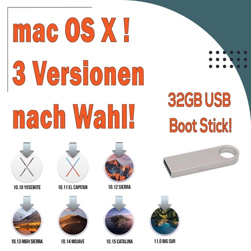 Mac 3 versionen - os,