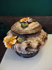 Vintage Keramik Terrine im Capodimonte-Stil – Handgefertigt – Italien um 1960