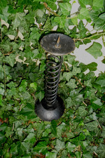 Alter geschmiedeter Kerzenständer  antik rustikal Dekoration handgefertigt