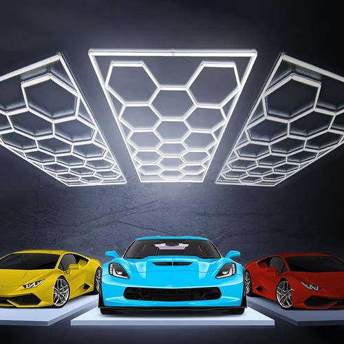 14x hexagon garage - hexagon, lampe