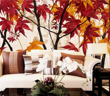 3D Rote Ahornblätter 684