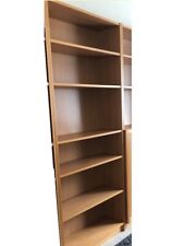 IKEA Typ Billy - braun-rot / Buche, 202 x 80 cm |Regal Wand