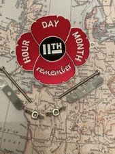 Rot Mohn Kühlergrill Auto