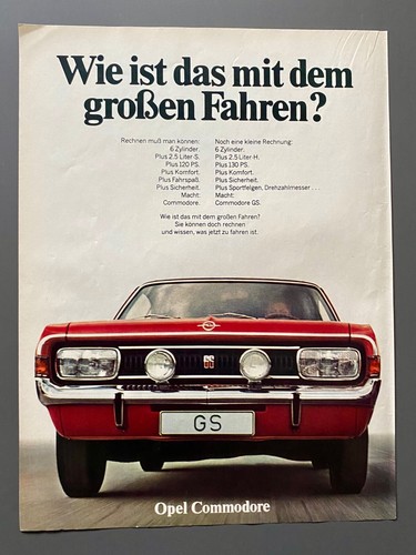1969 opel commodore großes - commodore,