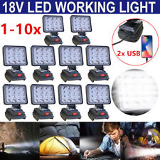 10X Akku Lampe Für Makita LED Arbeitsleuchte 18V Strahler Licht Taschenlampe
