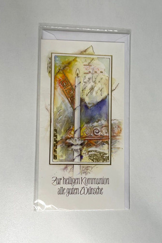 Kommunion geschenkkarte - kommunion,