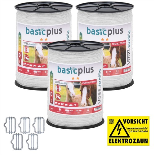 600m 20mm weidezaun band - 600m,