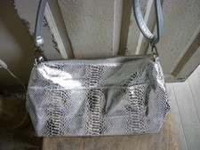 Handtasche Abendtasche silber NEU