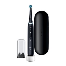 Oral-B iO 5 Black Elektrische Zahnbürste Andruckkontrolle Ladestation Reiseetui